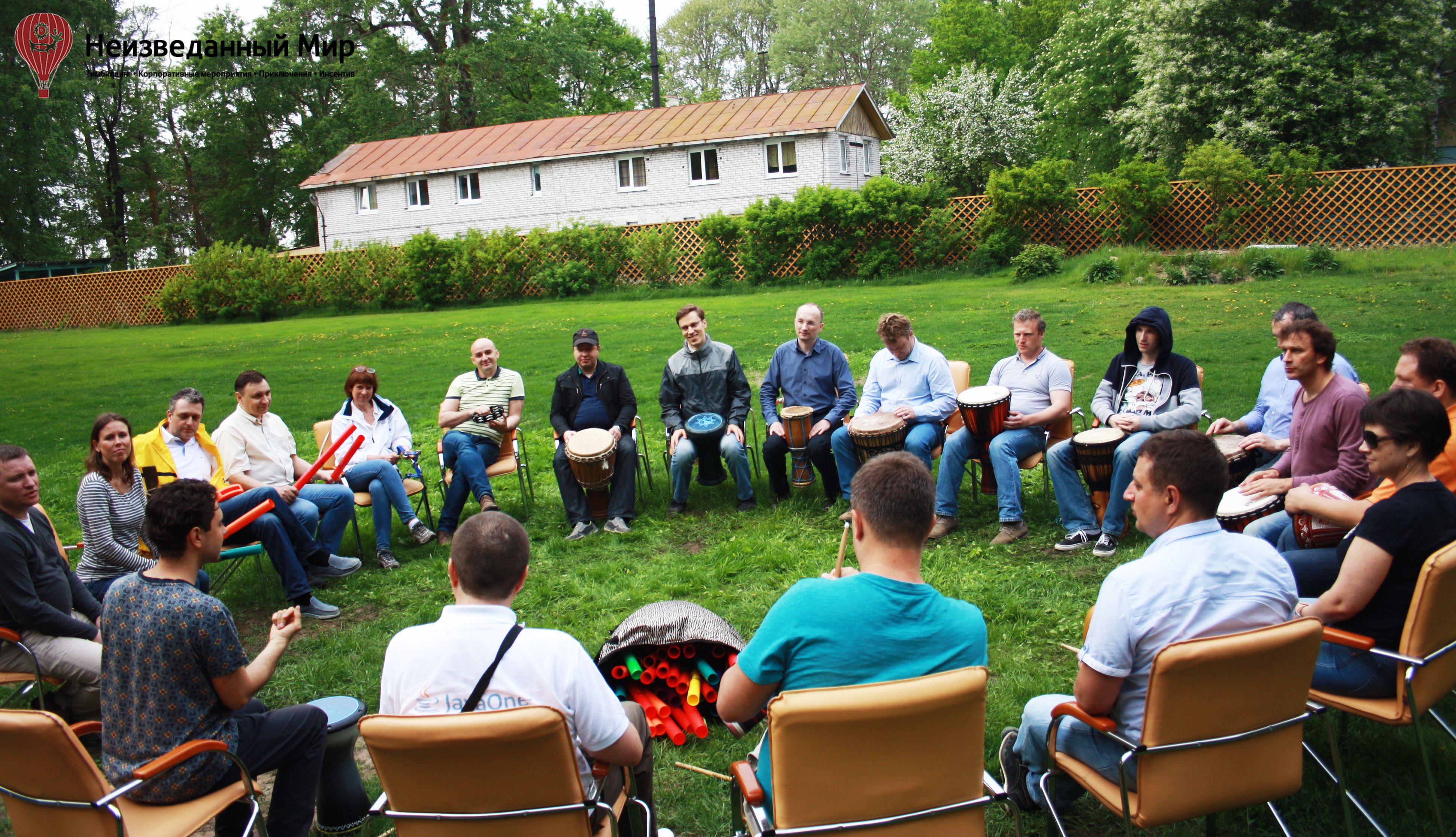 барабанный тренинг, корпоративное мероприятие, летний активный отдых, teambuilding, корпоратив, организовать тимбилдинг спб, тимбилдинг москва, активный отдых спб, неизведанный мир